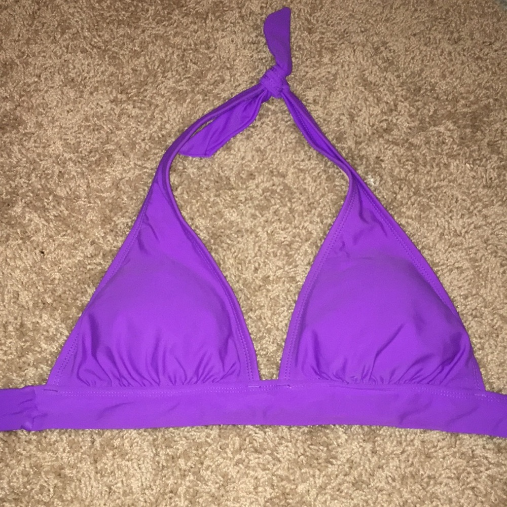 Purple swimsuit top